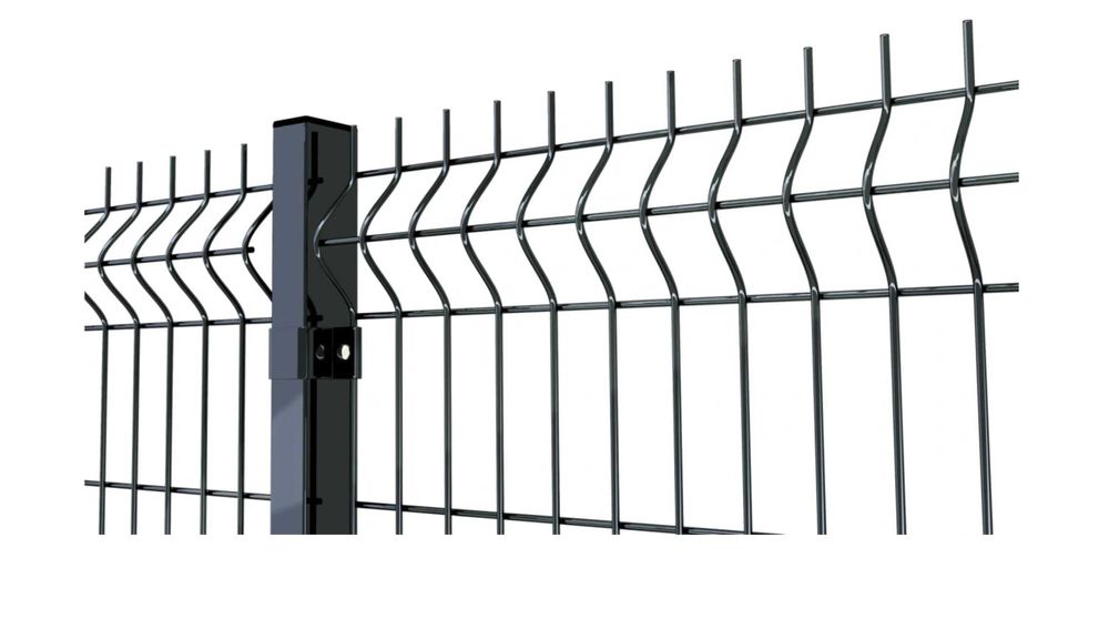 Panel ogrodzeniowy 153 x 250 cm fi 4 mm Antracyt Ocynk Grafit