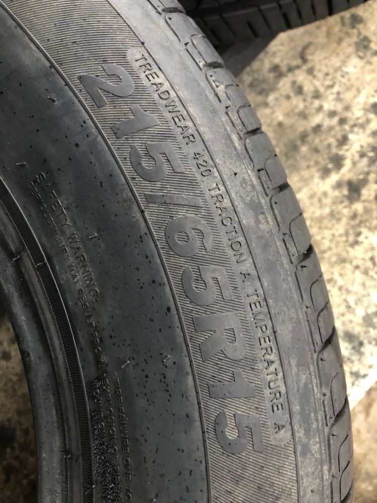 Шини 215/65 r15 FullRun Літо 2шт 2015рік (710)