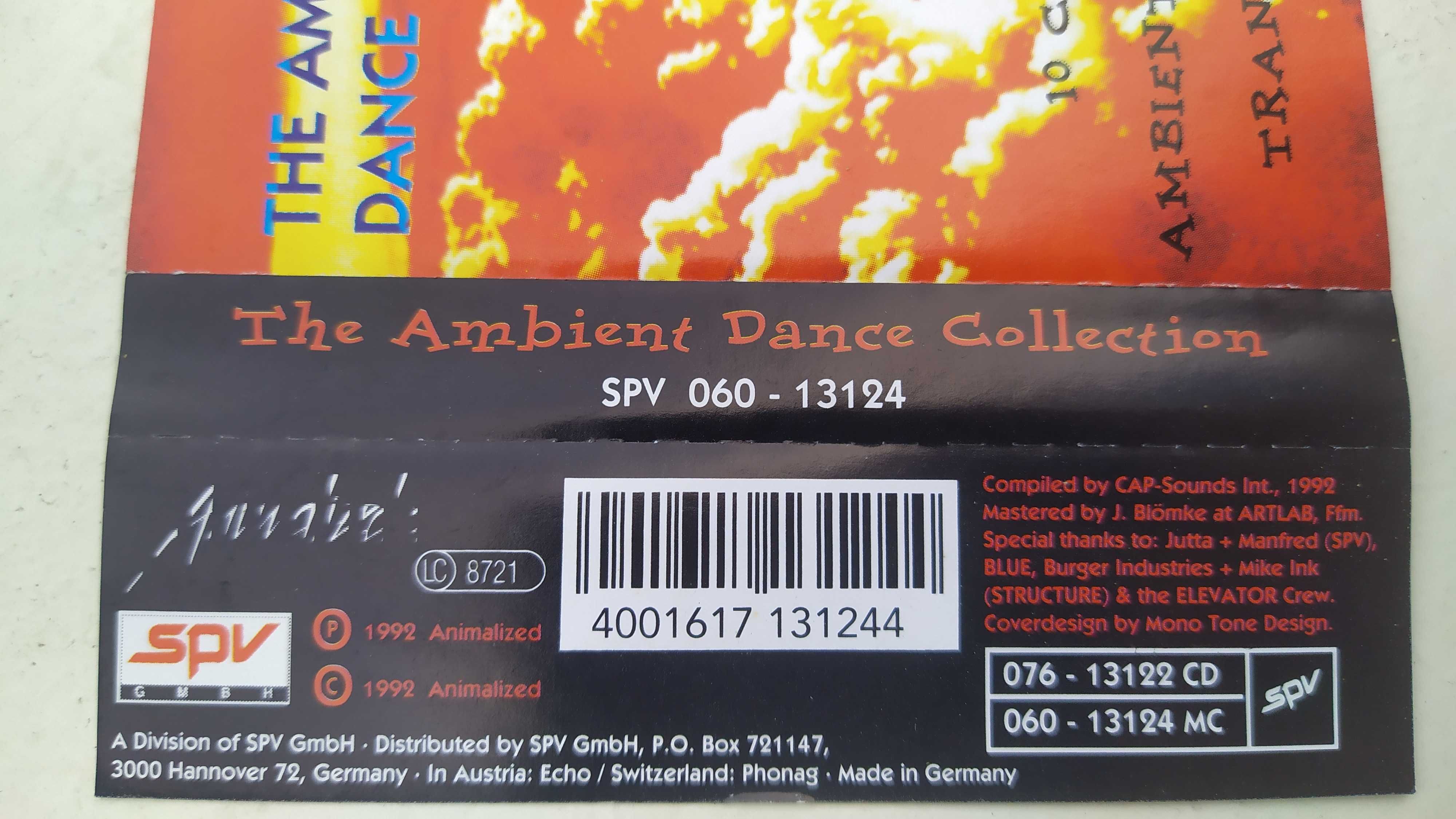 Ambient Dance Collection 10 chill out ambient & hart acid kaseta MC