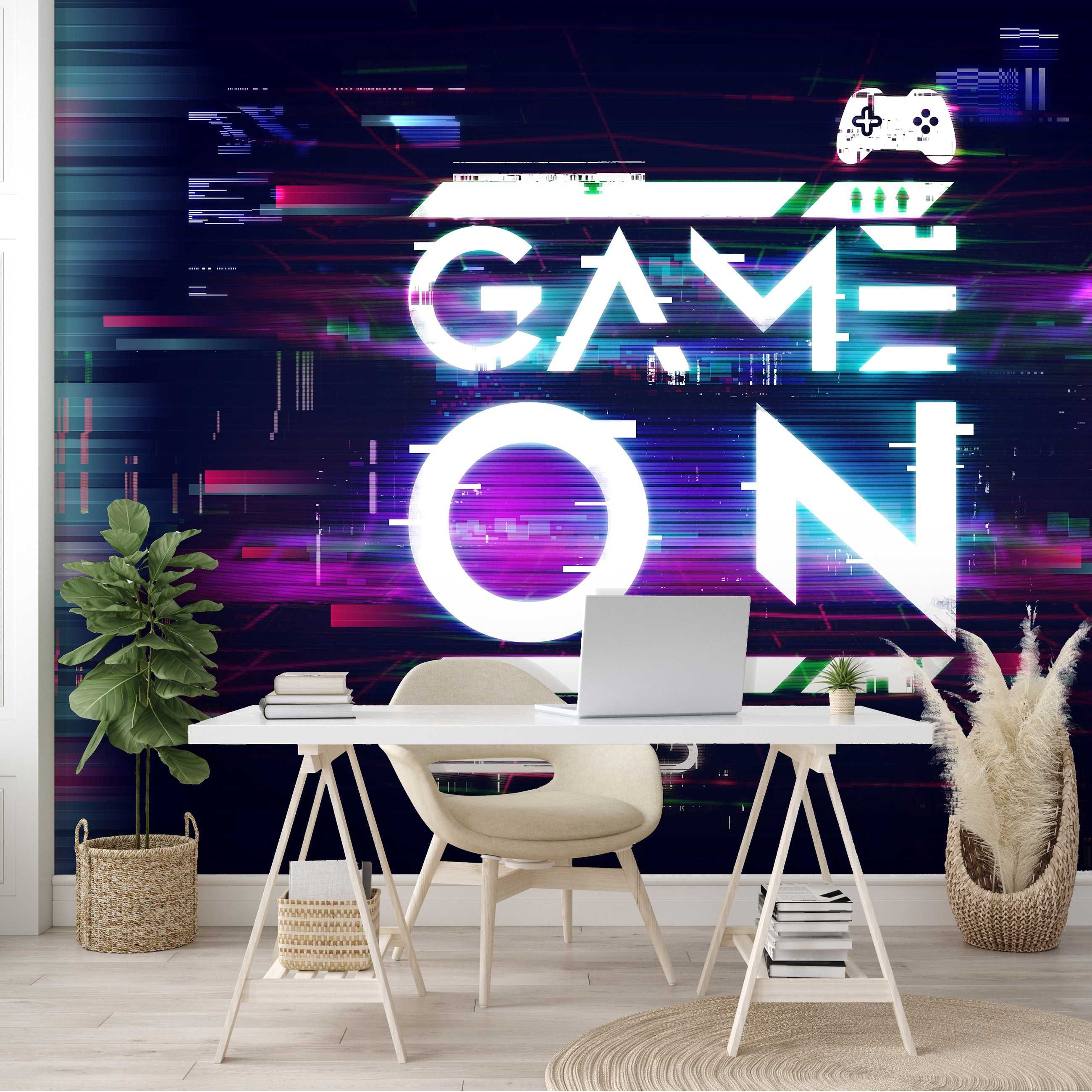 Fototapeta Game On Dla Gracza 3D Na Twój Własny Rozmiar + KLEJ