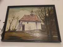 obraz E. Gerlach '' Kościół św. Benedykta Kraków - Podgórze