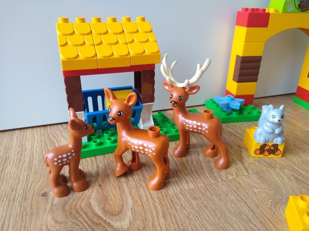 LEGO Duplo Leśny park 10584 kompletny pudełko instrukcja