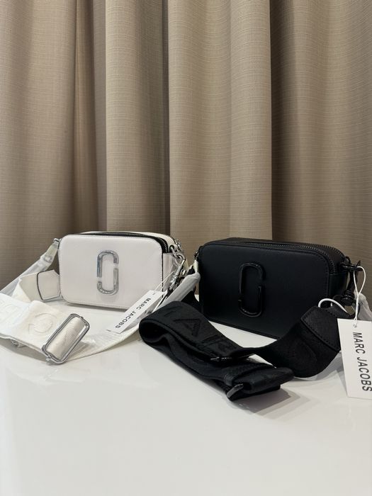 Сумка Марк Джейкобс чорна crossbody Marc Jacobs біла сумочка