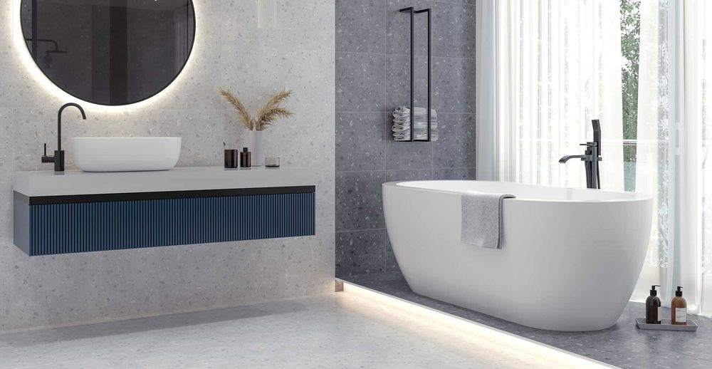 Темно Серая Плитка на пол Comelpane CPП830 40х40 см