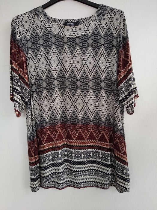Blusa / túnica étnica da Natura - Tamanho XXL