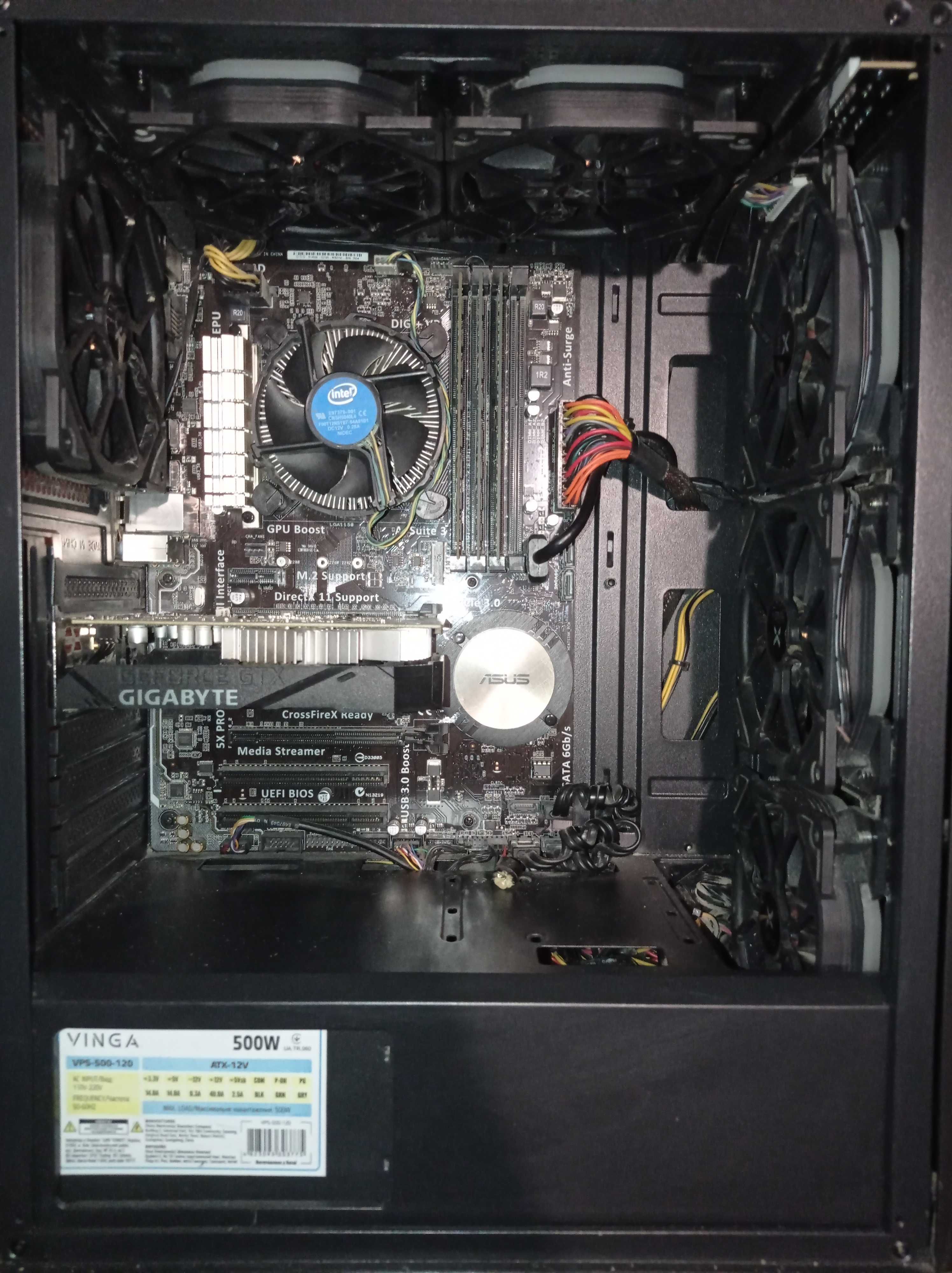 Комп'ютер nvidia GeForce GTX 1650; Intel Core i7 4770S; 16ГБ DDR3