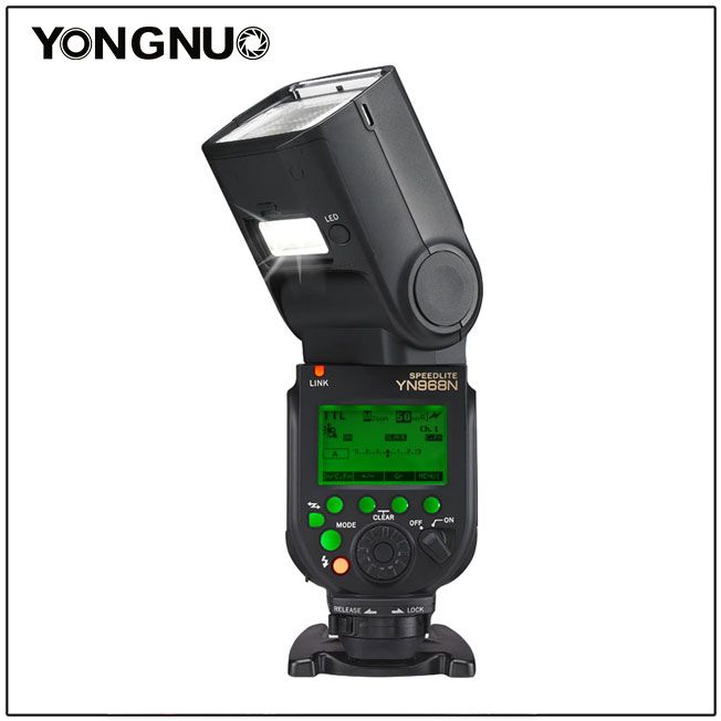 Flash Yongnuo YN968N TTL HSS RÁDIO LED para NIKON