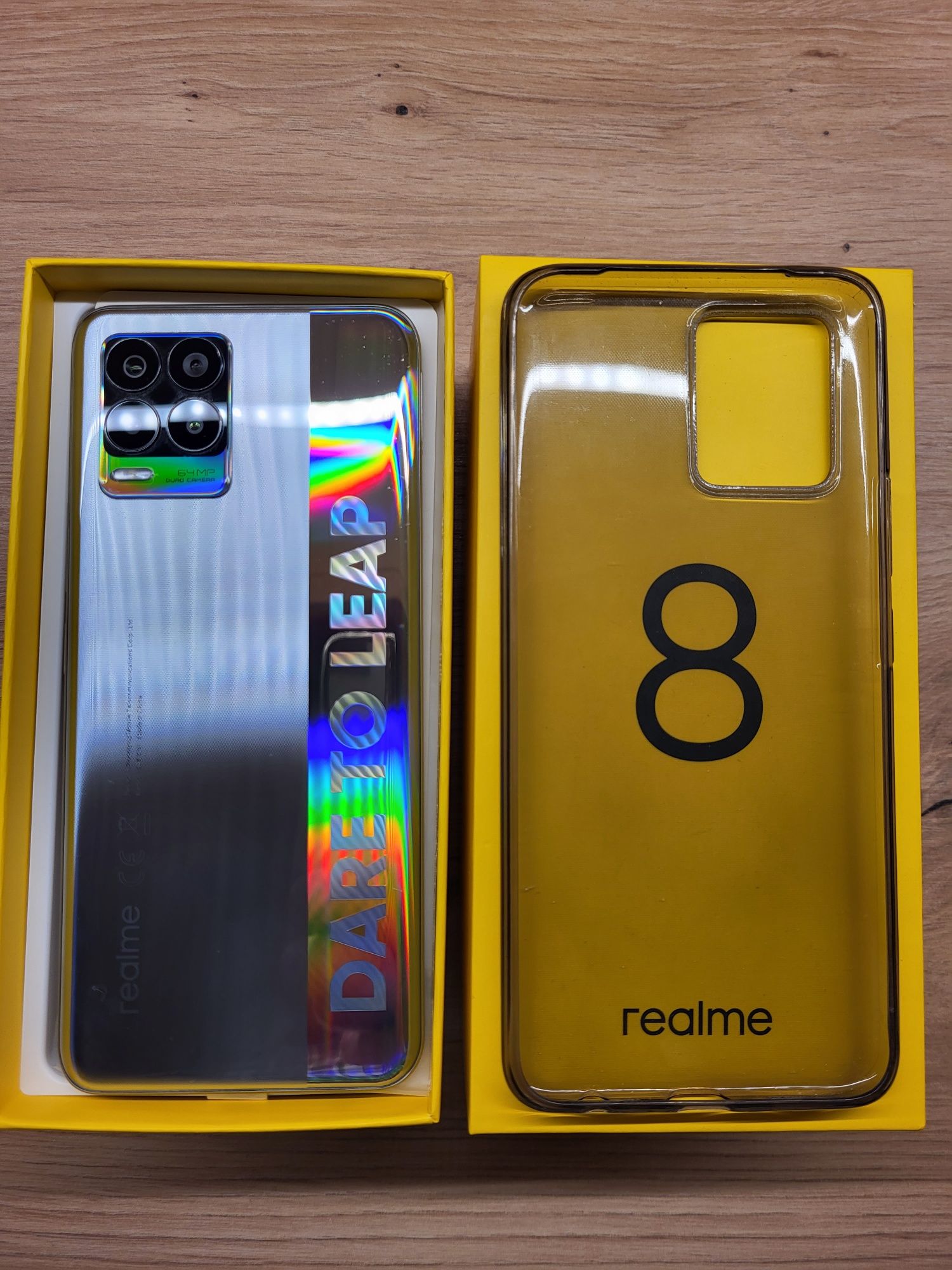 Telefon Smartfon REALME 8 6/128GB 6.4" Srebrny RMX3085 GWARANCJA