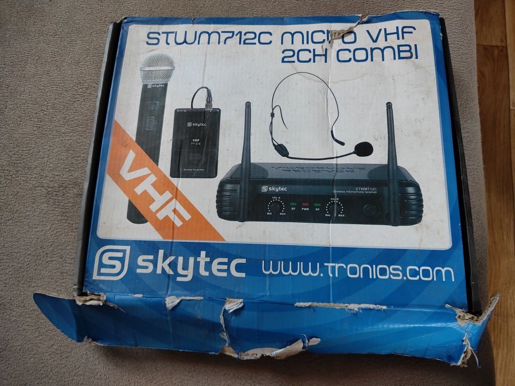 SKYTEC STWM712C mikrofon bezprzewodowy nagłowny