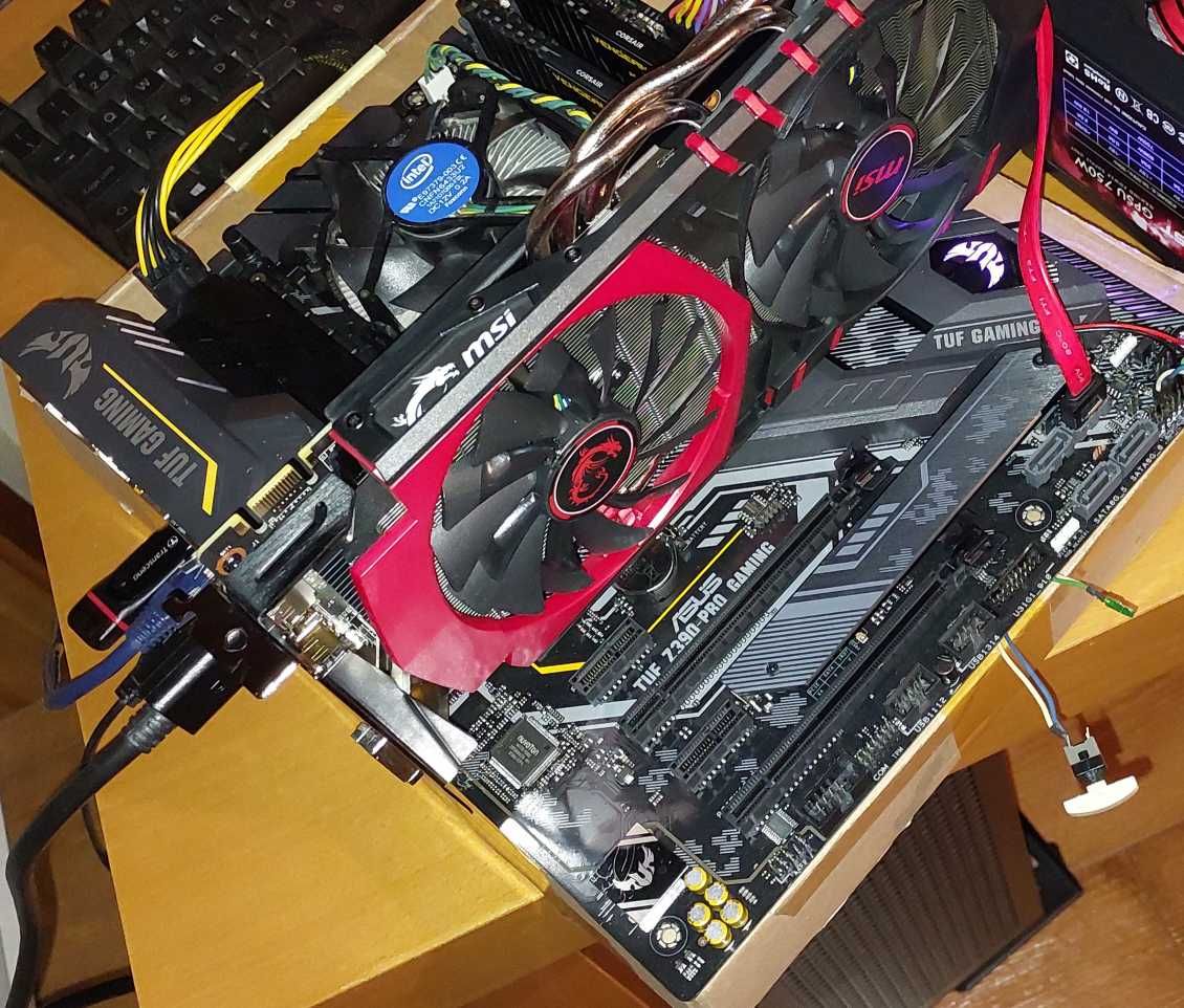 ASUS TUF Z390 PRO + i3-9100F + 16GB DDR4 3000 MHz + MSI GTX960