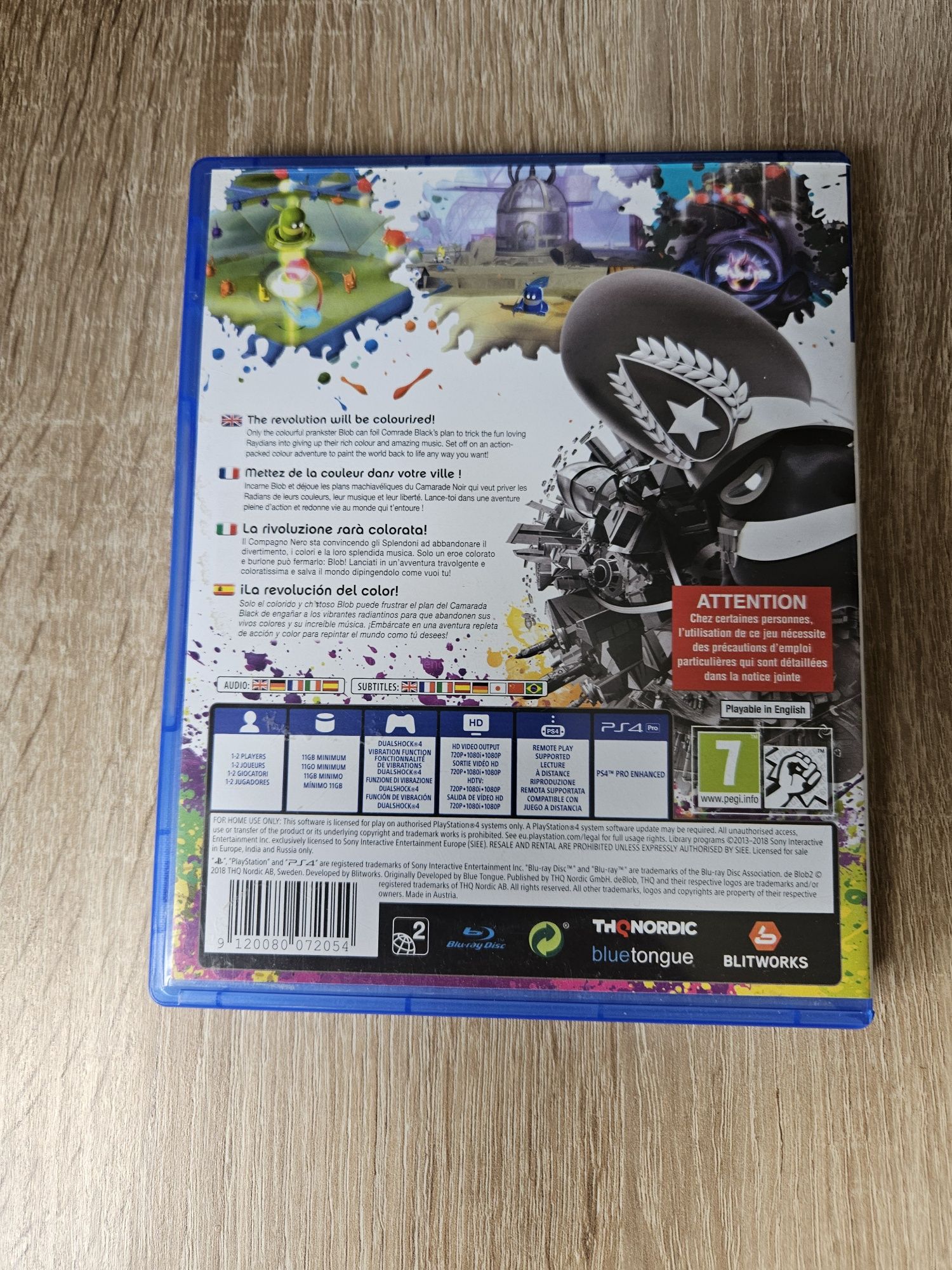 Gra De Blob 2 PS4 Ps5 dla dzieci