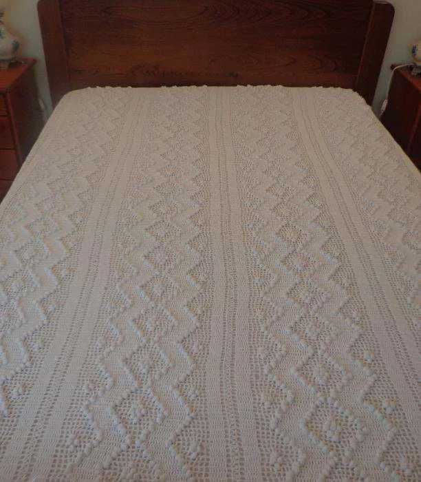 Colchas em Crochet para Cama de Casal