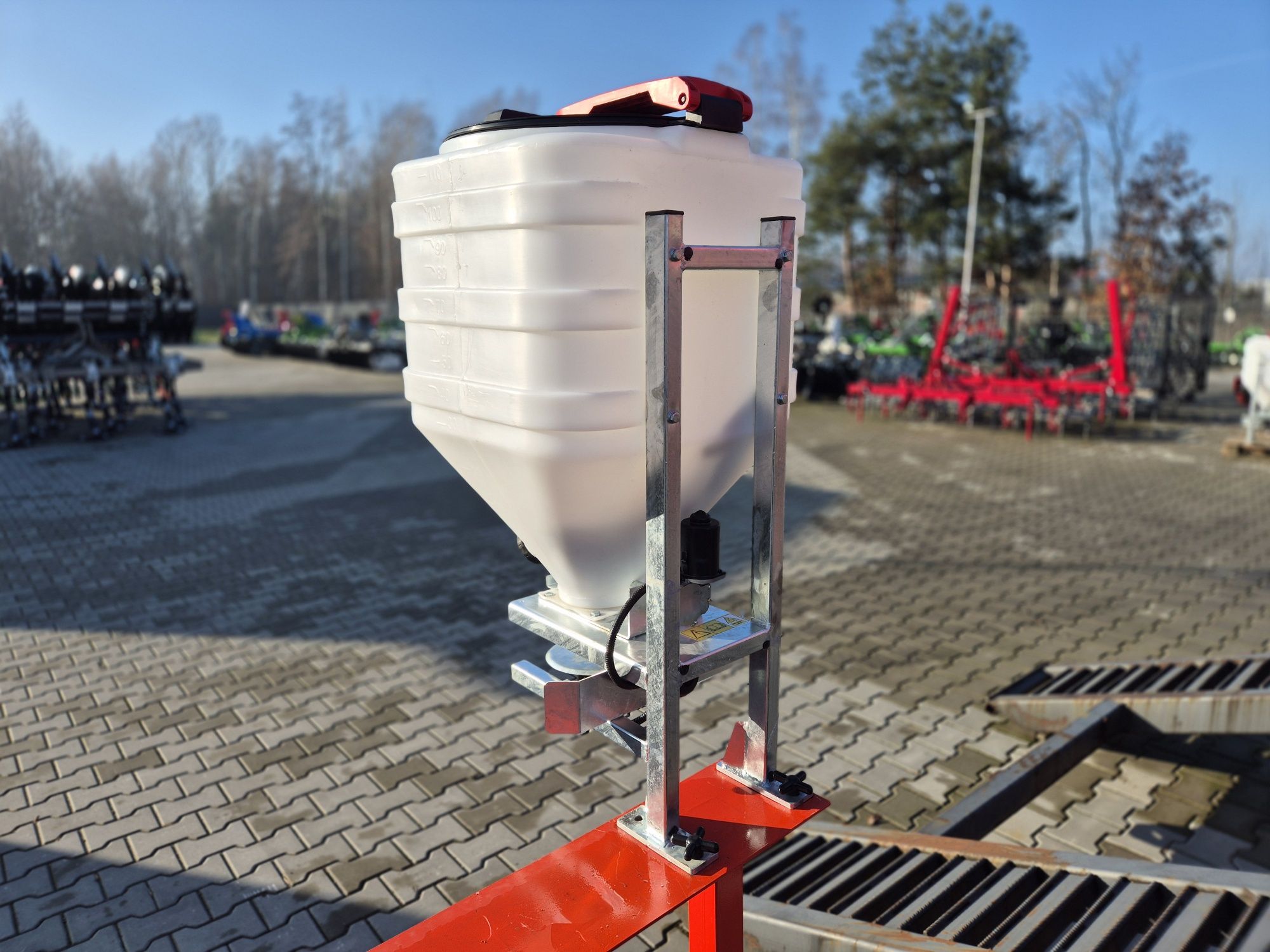 Ocynk Siewnik poplonów solarka z mieszadłem Siewmet Wiko-Plon Tolmet