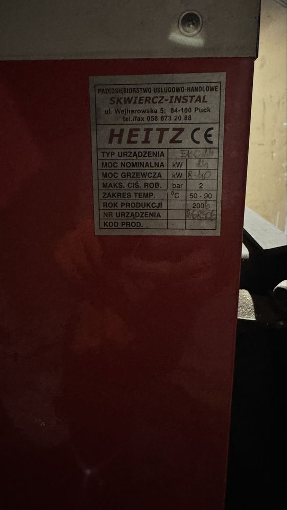 Piec Heitz 24 kW na czesci