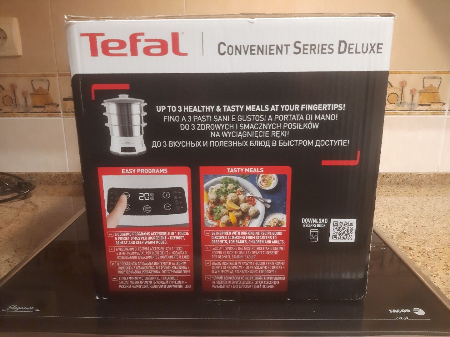 Panela de cozer a vapor Tefal