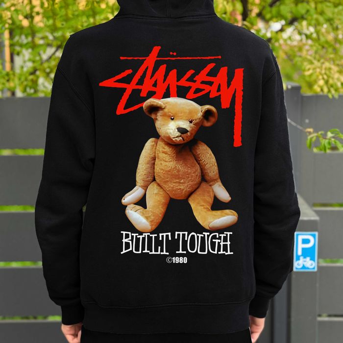 Биг Принт › Stussy Худи Черное › ХС С М Л ХЛ › Стусси › Teddy