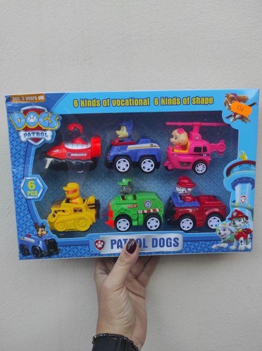 Psi patrol zestaw pojazdów