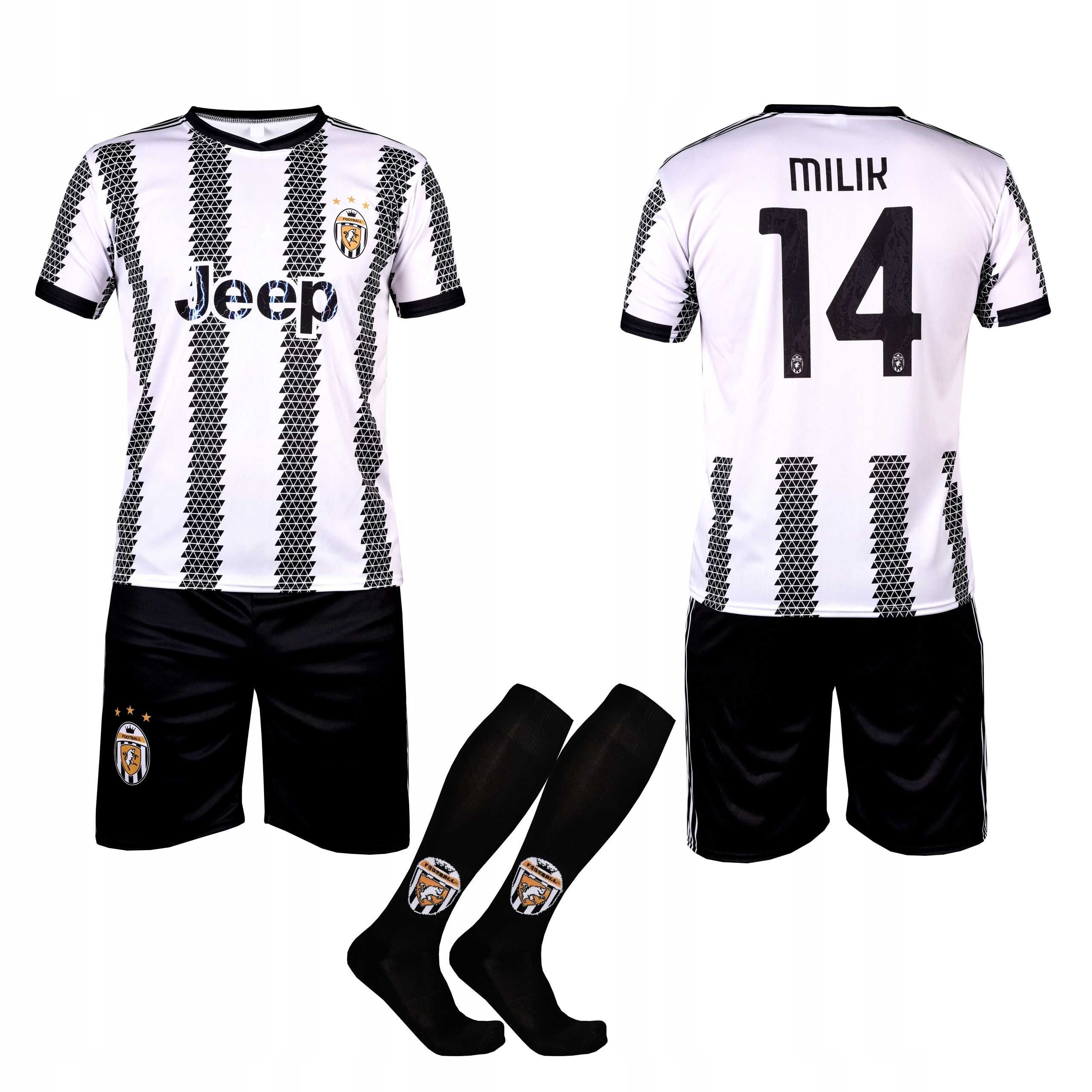 Strój / komplet MILIK JUVENTUS 14 + getry rozm. 140