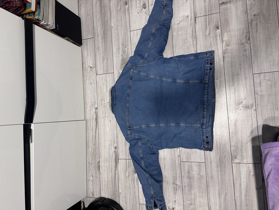 kurka jeansowaa zimowa z futerkiem Lee