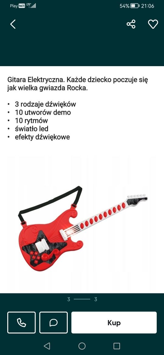 Gitara dla dzieci