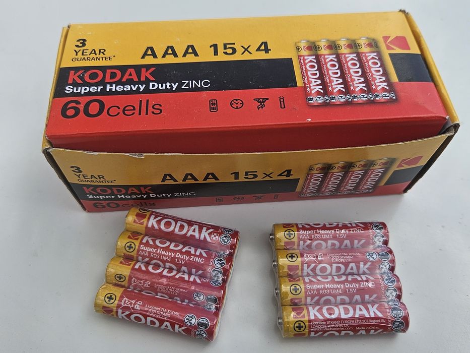 32 АА + 16 ААА. Батарейка AA, AAA. KODAK Super Heavy Duty