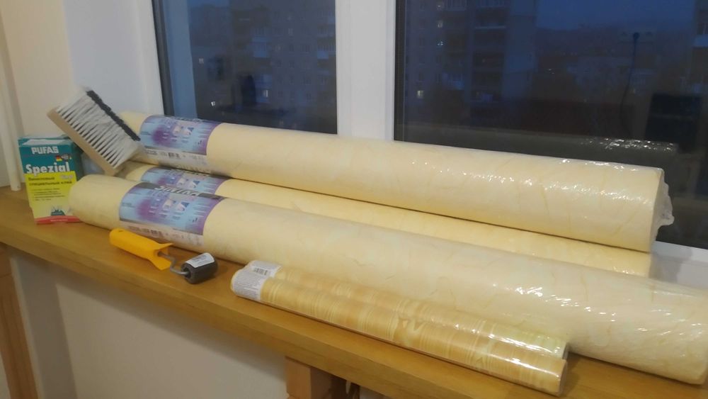 3 рул Шпалери вініл. SINTRA Mega Color 1.06*10.05м 683026 жовто-бежеві