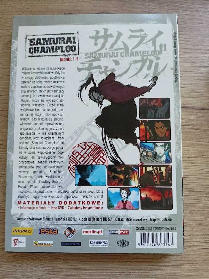 Samurai Champloo DVD odcinki 1-6