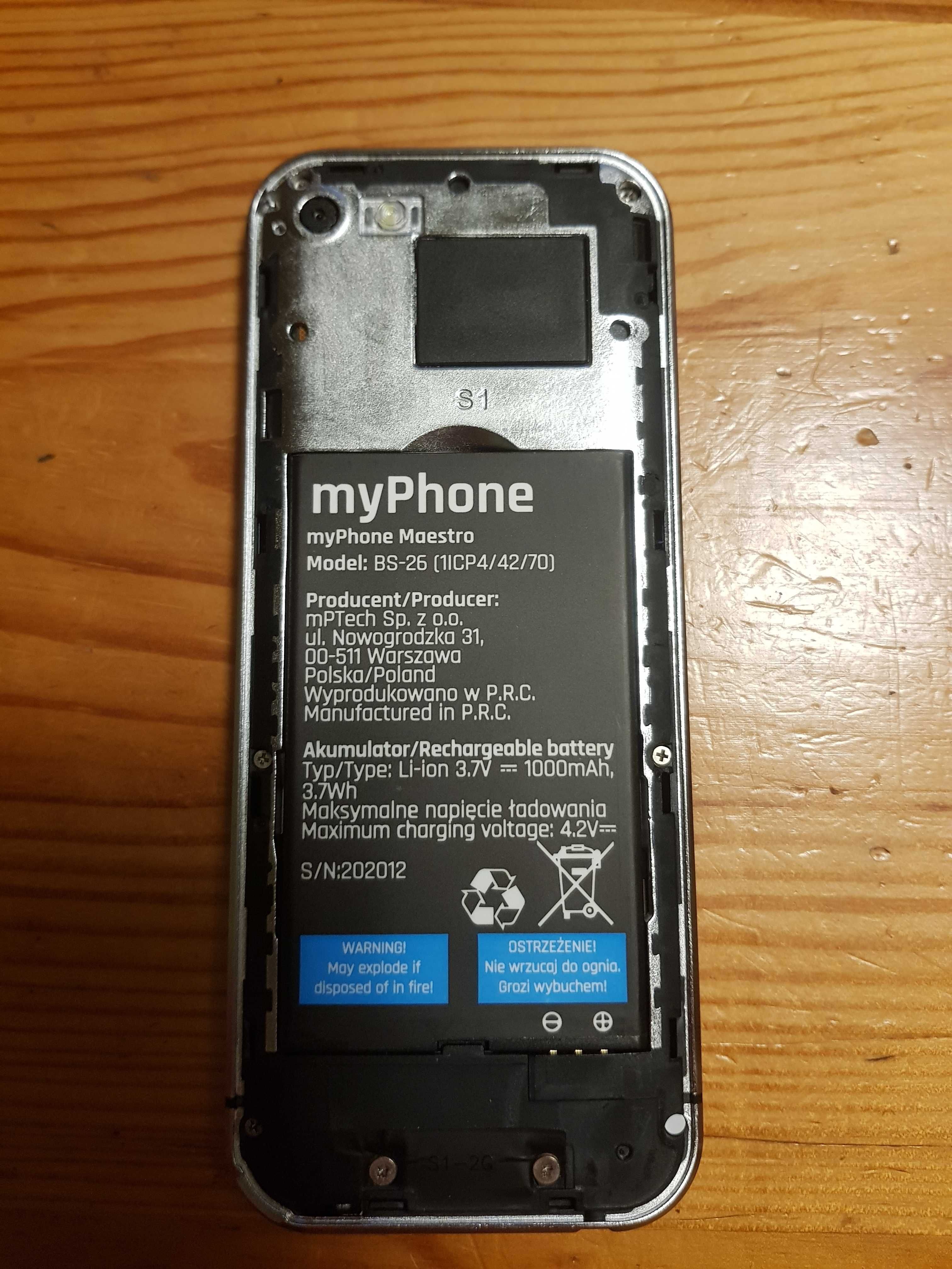 Nowy telefon Myphone Maestro okazja wysyłka tanio