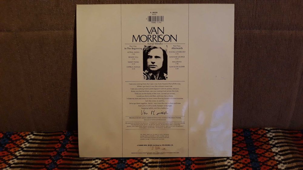 Van Morrison - Astral weeks - LP vinol - portes incluídos
