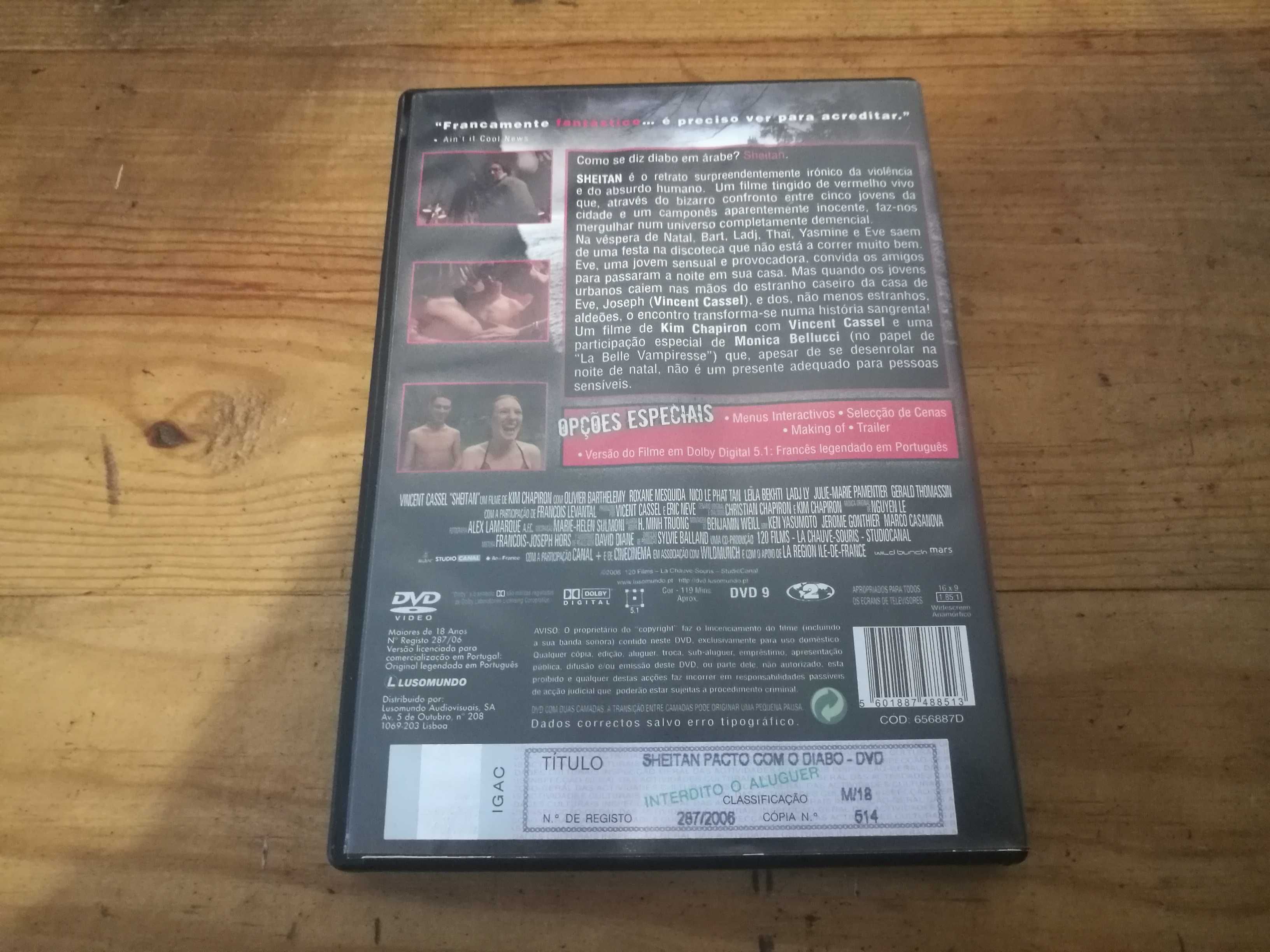 Sheitan - Pacto Com o Diabo - filme DVD
