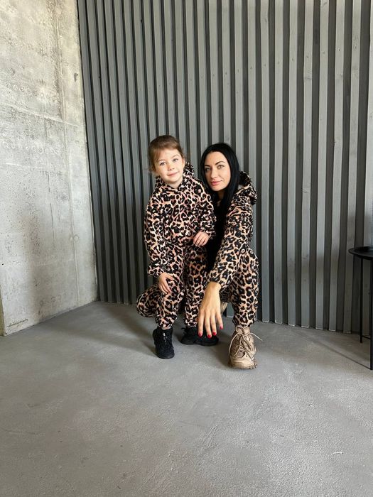 Дитячий флісовий костюм леопард лео підлітковий теплий детский флис