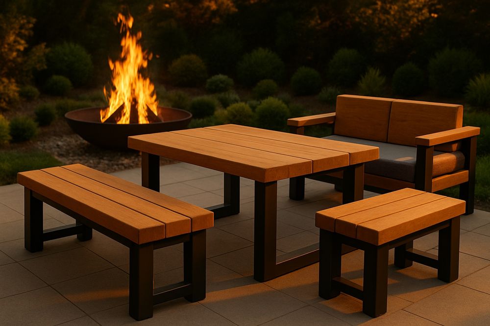 Meble ogrodowe drewniane nowoczesne premium na zamówienie