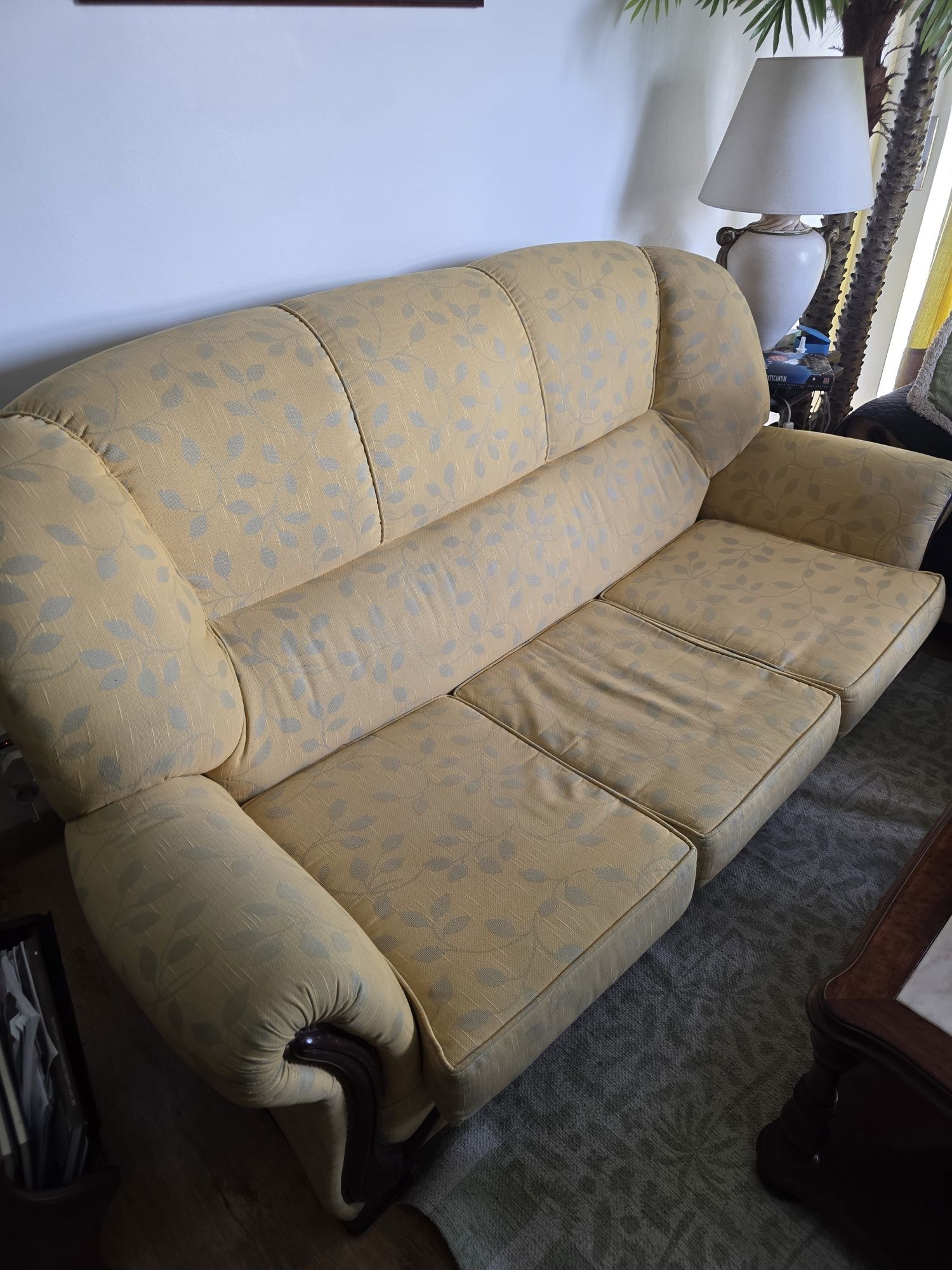 Conjunto de sofás 2 e 3 lugares em bom estado