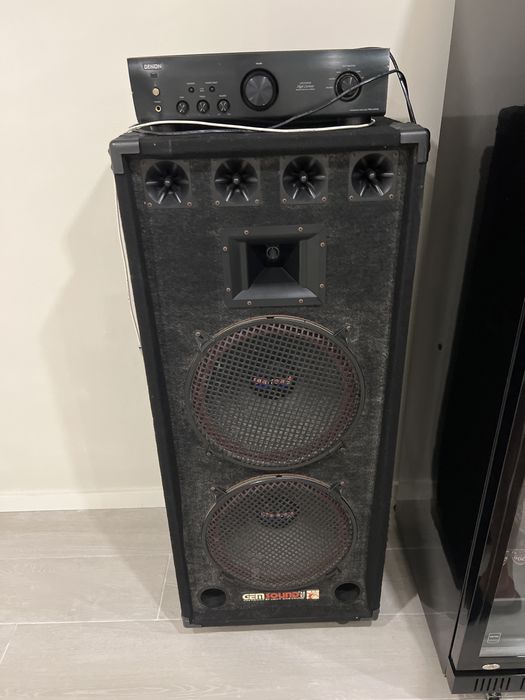 Coluna e amplificador