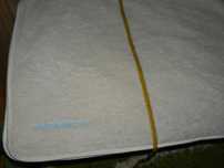materac benedicta rehabilitacyjny , wełniana powłoka, 120 cm