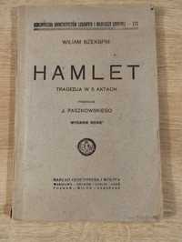 Szekspir Hamlet tragedia w 5 aktach 1925
