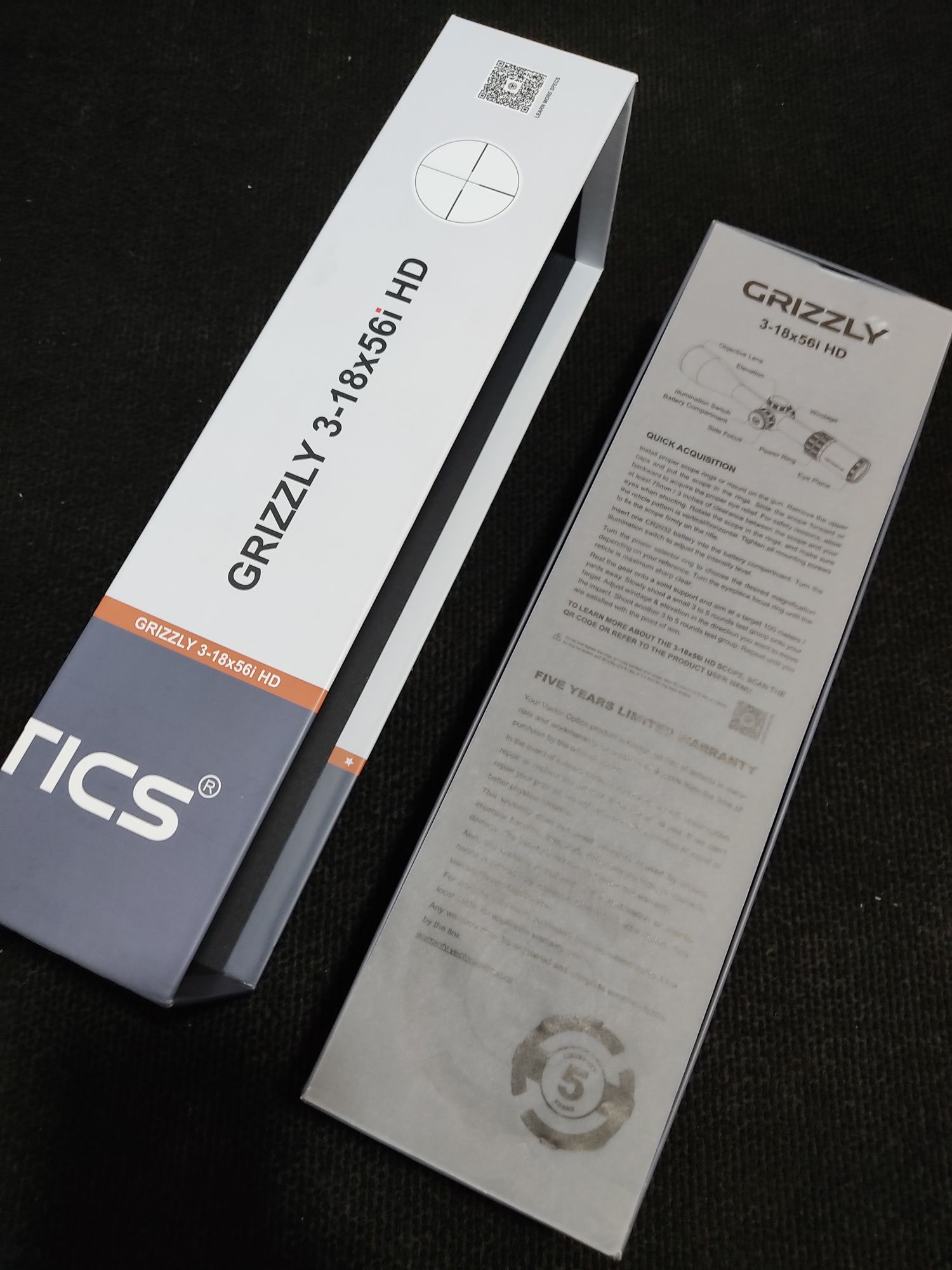 Mira Vector Optics Grizzly 3-18x56i HD - NOVA