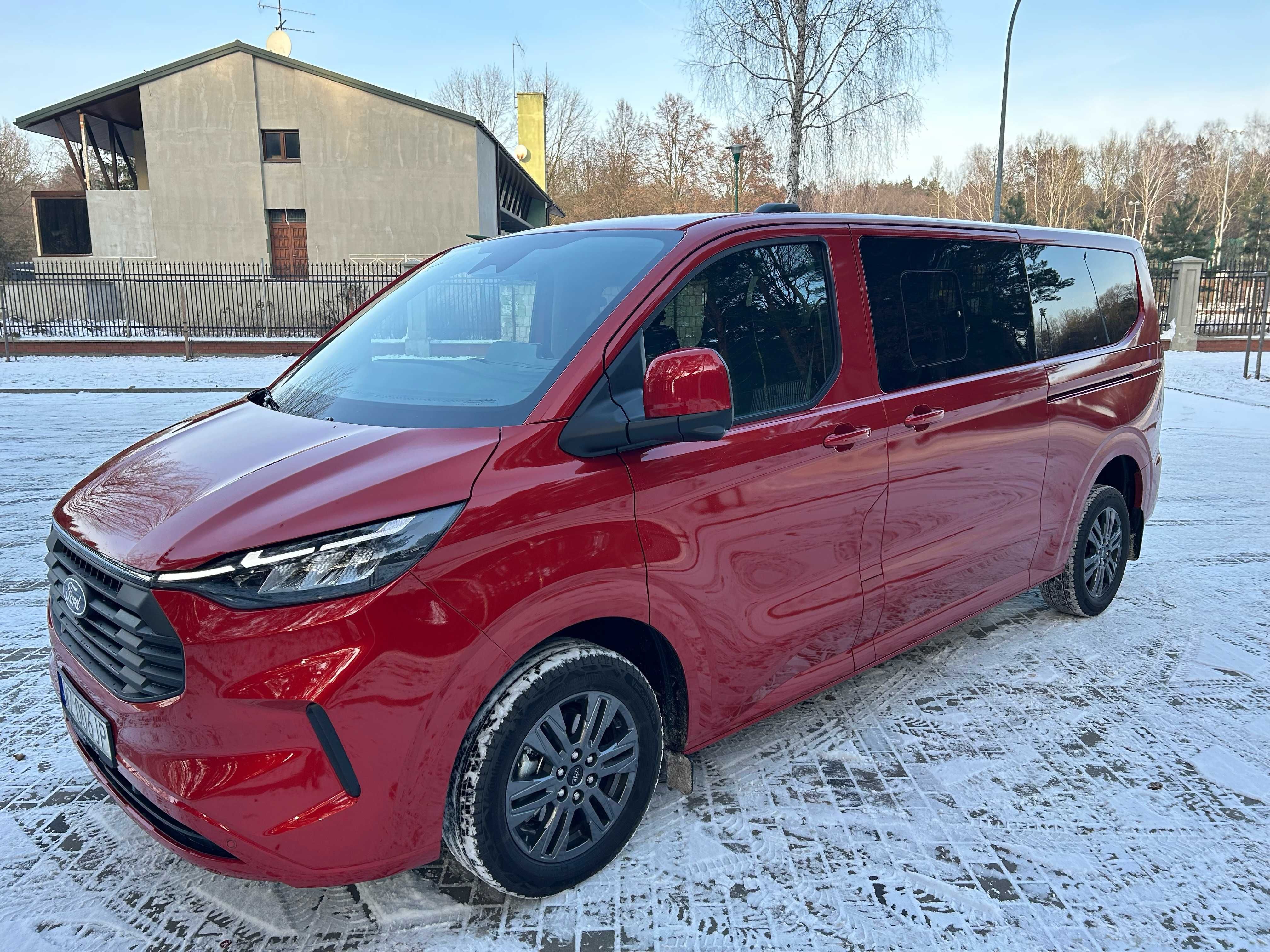 Ford tutrneo Custom NOWY MODEL 8-9 osób 250ZŁ bogata wersja