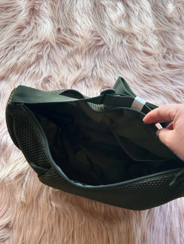 Uniqlo mesh big bum bag duża nerka z siateczka unisex NOWA