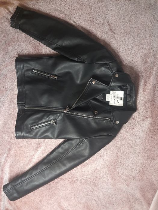 Ramoneska,Kurtka dziewczęca  eko skóra,przejściowa