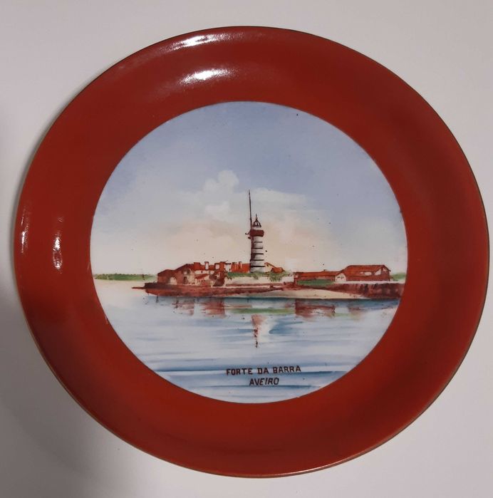 Prato Vista Alegre Raro "Forte da Barra - Aveiro"