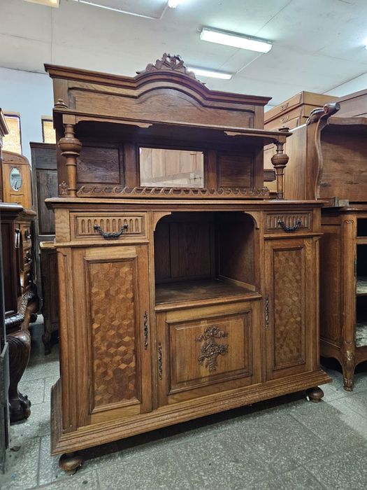 Ładna komoda dębowa Francja pomocnik secesja /