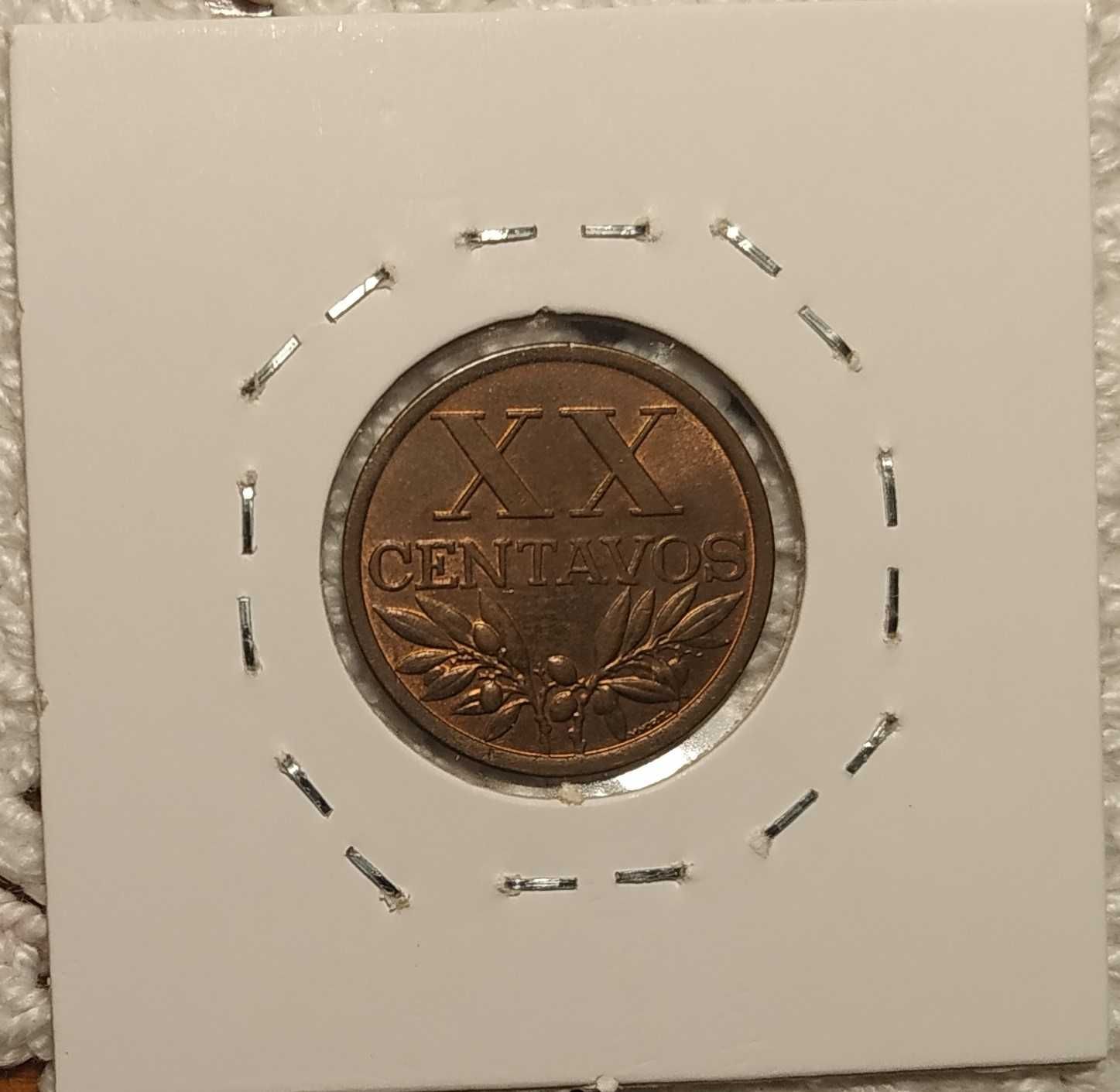 Portugal - moeda de 20 centavos de 1968