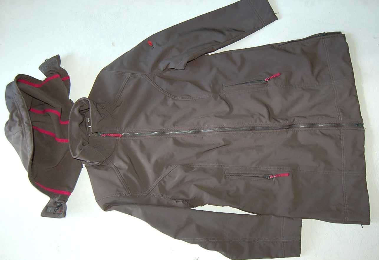 BONPRIX 44 kurtka softshell długa jak nowa ocieplana polarkiem