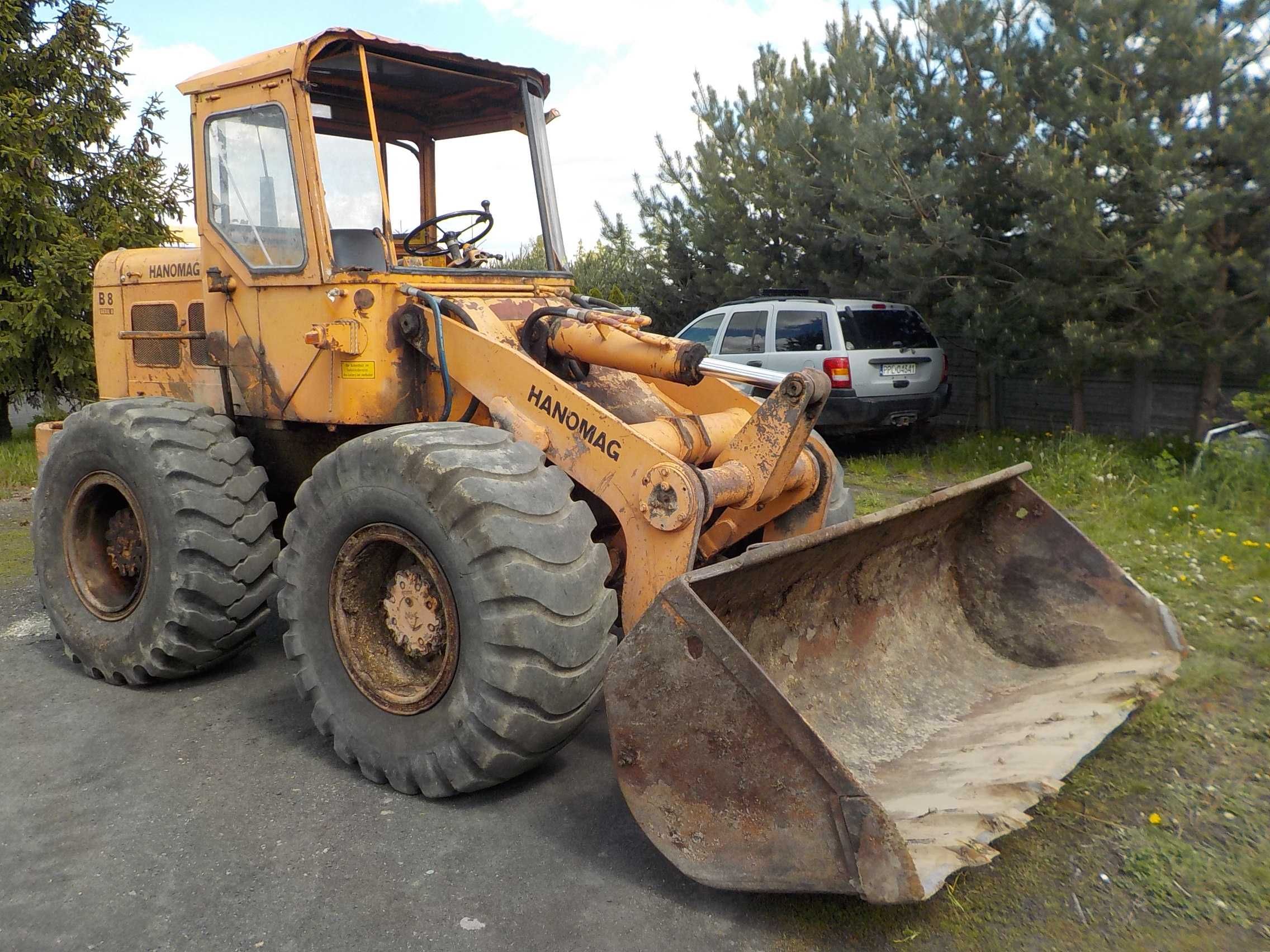 Ładowarka kołowa Hanomag B 8 fadroma 4x4 kompletna oryginalna