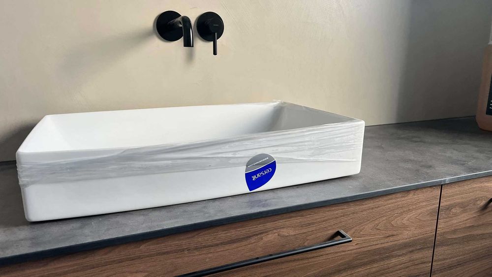 Umywalka nablatowa Cersanit INVERTO 60 K671-008 prostokątna