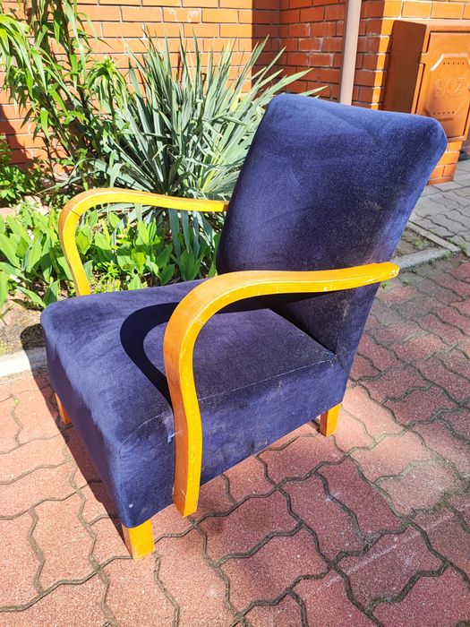 Fotel Halabala Art Deco