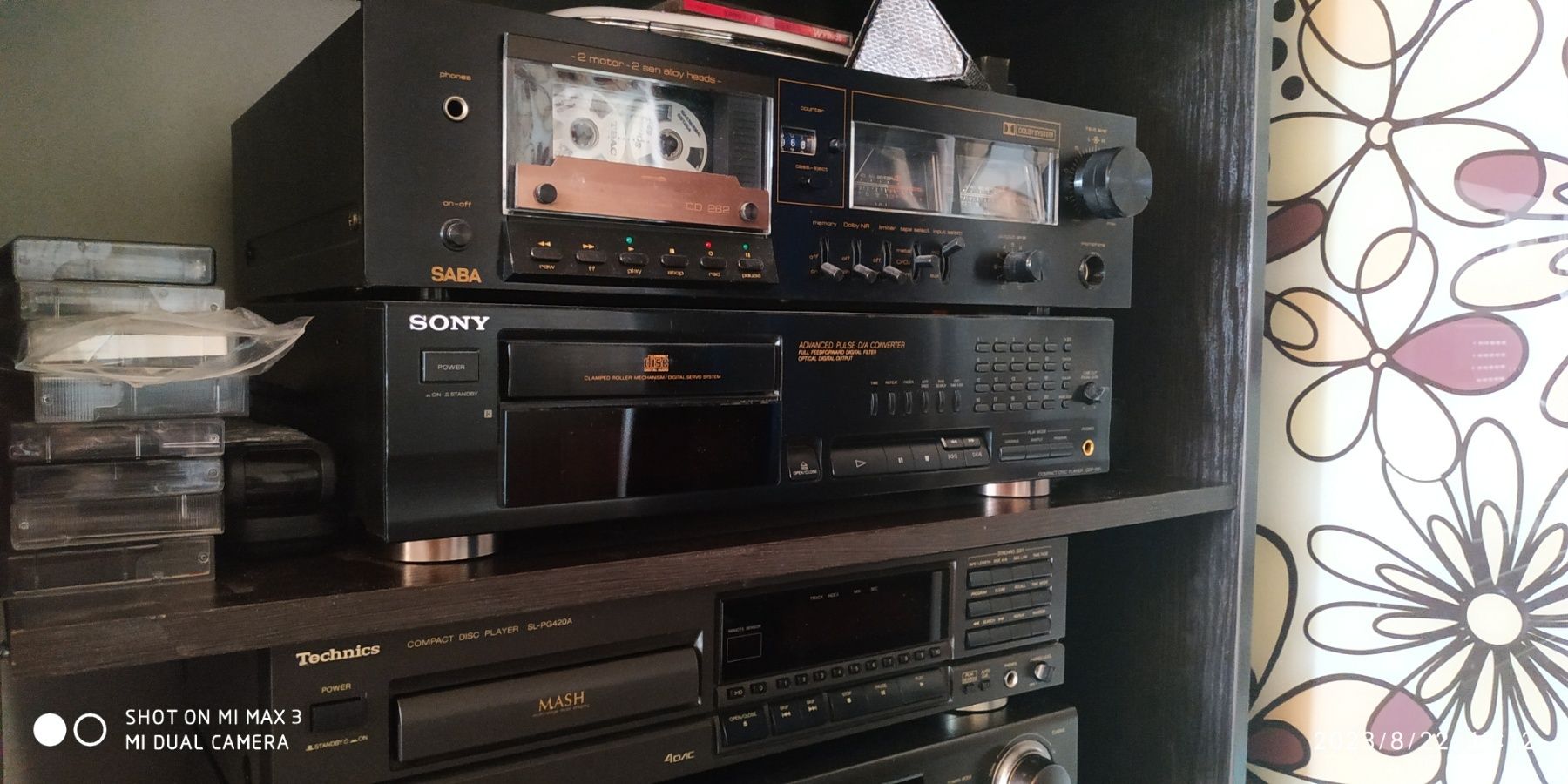 Кассетный проигрыватель Saba CD262