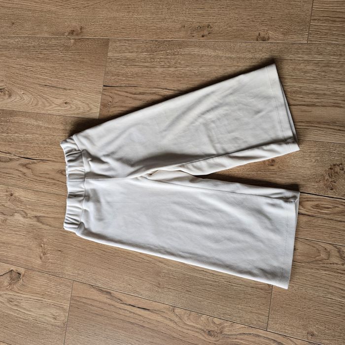 Spodnie legginsy dresy lindex 104 zamsz welur culotte kuloty