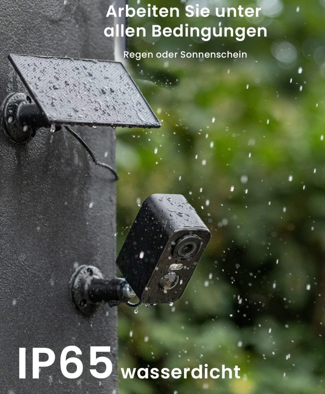 ieGeek Zewnętrzna solarna kamera monitoringowa 2K